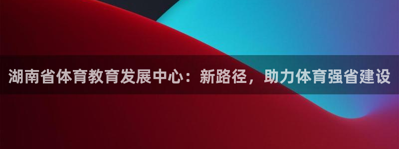 vsport体育官方正版app娱乐:湖南省体育教育发展中心: